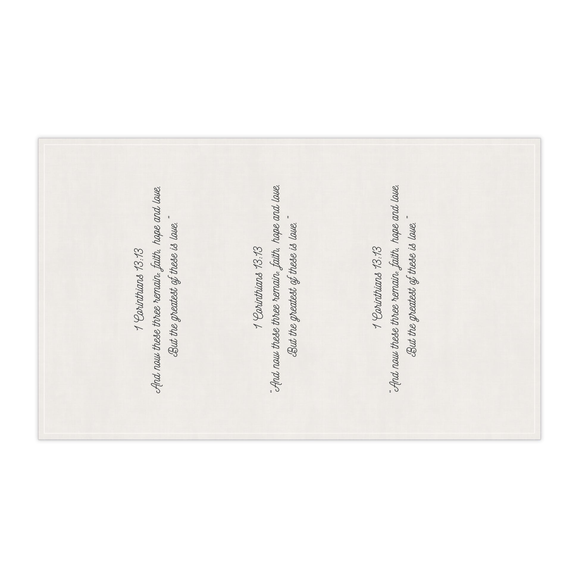 Inspirational Tea Towels with Bible Verse, Faith Kitchen Decor, Unique Gift Idea, Religious Home Accessory, Christy Gift, Farmhouse Style