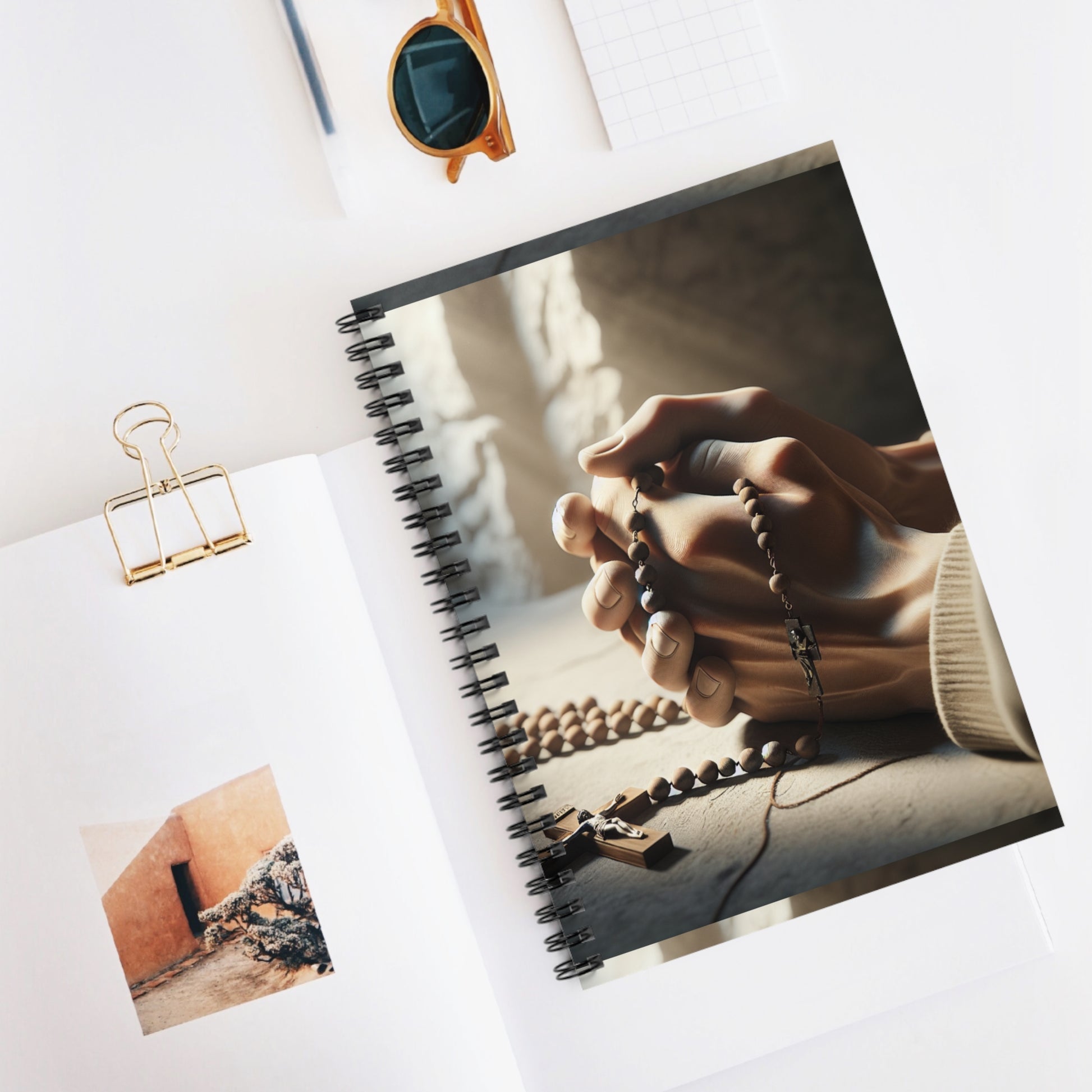 Prayer Spiral Notebook - Ruled Line, Inspirational Journal, Religious Gift, Faith-Based Planner, Mindfulness Notebook